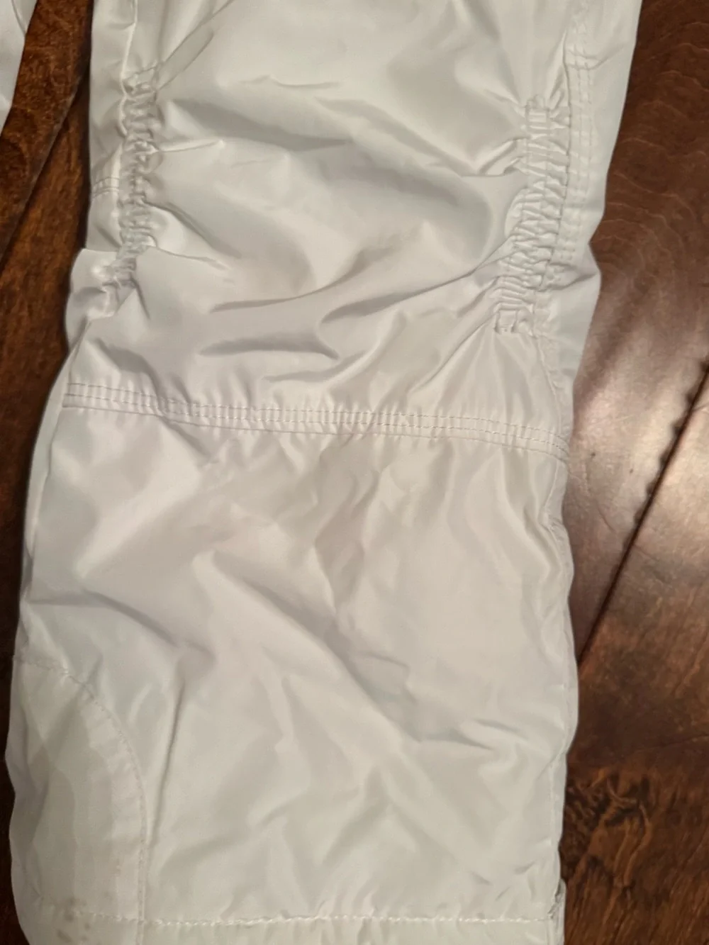 Kids Poivre Blanc White Snow Bib Overalls — Insulated Winter One-Piece Sz 6